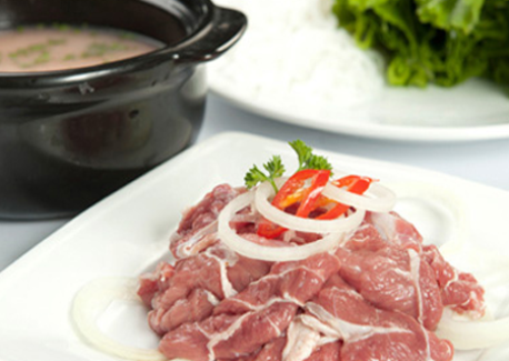 Lẩu bắp bò mẻ