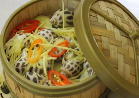 Ốc hương hấp gừng